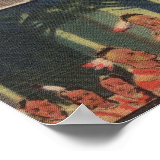 Massachusetts - Grüße vom Mohawk-Weg Poster (Ecke)