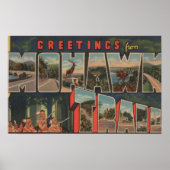 Massachusetts - Grüße vom Mohawk-Weg Poster (Vorne)