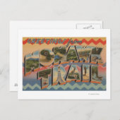 Massachusetts - Grüße vom Mohawk-Weg Postkarte (Vorne/Hinten)