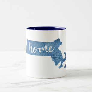 Massachusetts Home Holzmaserung Zweifarbige Tasse