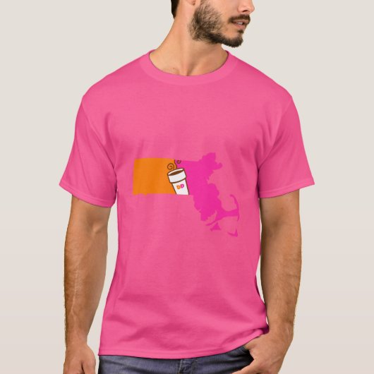 Massachusetts Kaffee aktiv T-Shirt (Vorderseite)