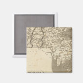 Massachusetts Karte von Arrowsmith Magnet (Vorderseite/Rückseite)
