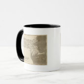 Massachusetts Karte von Arrowsmith Tasse (Vorderseite Links)