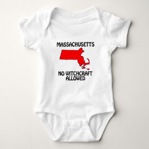 Massachusetts - Keine Hexerei erlaubt Baby Strampler