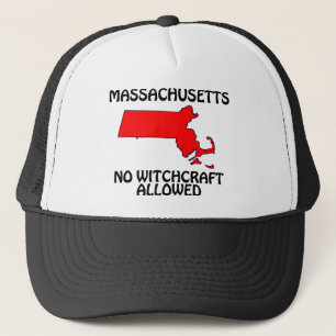 Massachusetts - Keine Hexerei erlaubt Truckerkappe