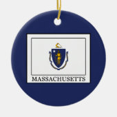 Massachusetts Keramik Ornament (Vorne)