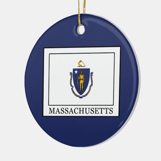 Massachusetts Keramik Ornament (Links)