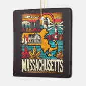 Massachusetts Keramikornament (Links)