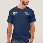 Massachusetts Korrektur Officer Thin Gray T-Shirt (Vorderseite)