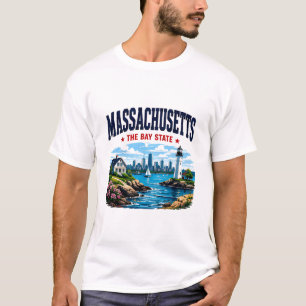 Massachusetts-Küstenkulturerbe T-Shirt