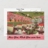 Massachusetts Lantern House, Boston Postkarte (Vorne/Hinten)