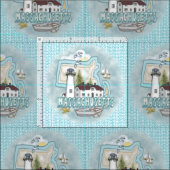 Massachusetts Lighthouse Stoff (Kachel)