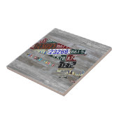 Massachusetts-Lizenz-Platten-Karten-Keramik-Fliese Fliese (Seite)