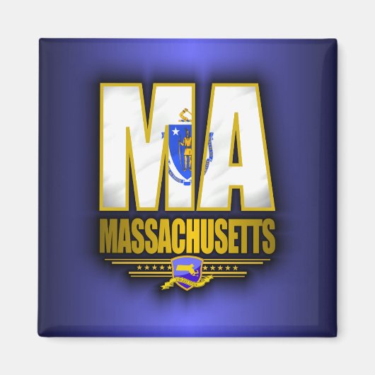 Massachusetts (MA) Magnet (Vorne)
