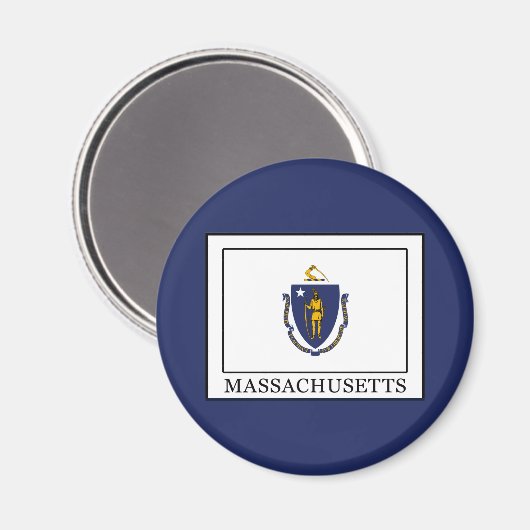 Massachusetts Magnet (Vorderseite/Rückseite)