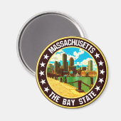 Massachusetts Magnet (Vorderseite/Rückseite)