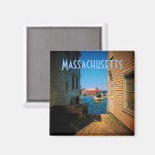 Massachusetts Magnet (Vorderseite/Rückseite)