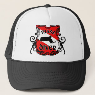 Massachusetts "Mass Diver" Truckerkappe
