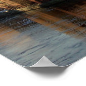 Massachusetts Mills auf dem Merrimack Poster (Ecke)