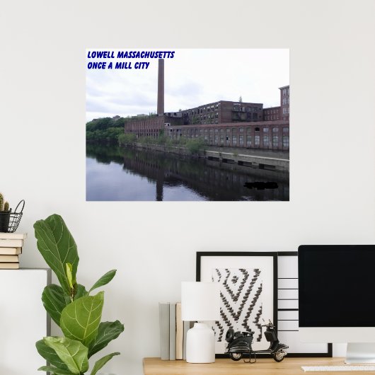 MASSACHUSETTS MILLS POSTER (Heimbüro)