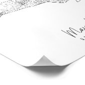 Massachusetts Minimal Street Karte Poster (Ecke)