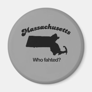 Massachusetts-Motto - wer fahted? Magnet