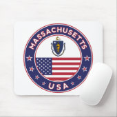 Massachusetts Mousepad (Mit Mouse)