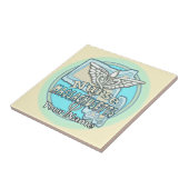 Massachusetts Nurse Caduceus Tile Fliese (Seite)