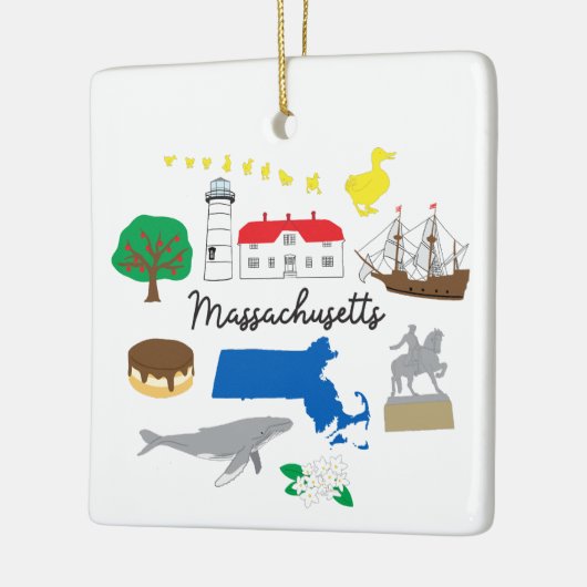Massachusetts Ornament (Links)