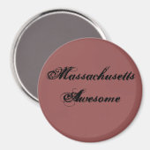 Massachusetts Phantastisches Zitat Magnet (Vorderseite/Rückseite)