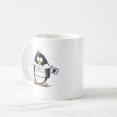 Massachusetts-Pinguin Kaffeetasse (Vorderseite Links)