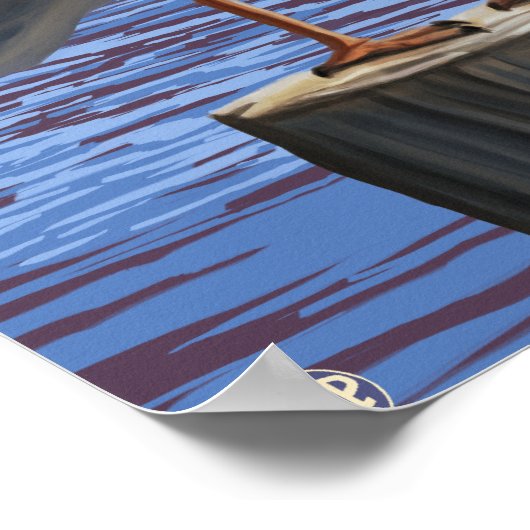 Massachusetts Poster (Ecke)