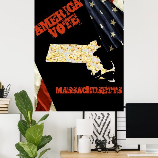 MASSACHUSETTS POSTER (Heimbüro)