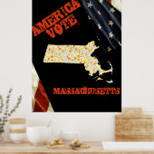 MASSACHUSETTS POSTER (Küche)