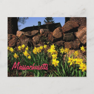 Massachusetts Postkarte