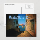 Massachusetts Postkarte (Vorne/Hinten)