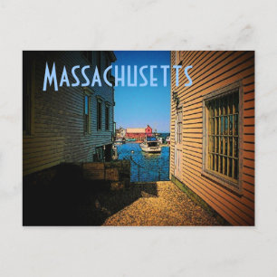 Massachusetts Postkarte
