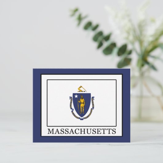 Massachusetts Postkarte (Stehend Vorderseite)