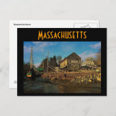 Massachusetts Postkarte (Vorne/Hinten)