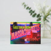 Massachusetts Postkarte (Stehend Vorderseite)