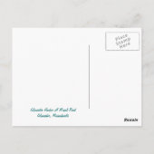 Massachusetts, Postkarte (Rückseite)