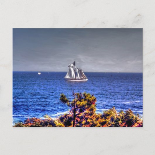 Massachusetts, Postkarte (Vorderseite)