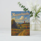 Massachusetts-Postkarte Postkarte (Stehend Vorderseite)