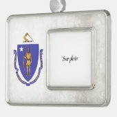 Massachusetts Rahmen-Ornament Silber (Links)