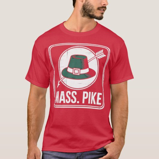 Massachusetts - Retro Massachusetts der 60er Jahre T-Shirt (Vorderseite)