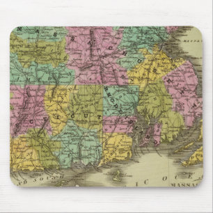Massachusetts Rhode Island und Connecticut 2 Mousepad