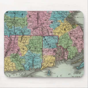 Massachusetts Rhode Island und Connecticut Mousepad