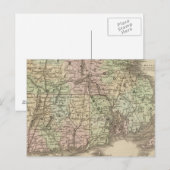 Massachusetts, Rhode Island und Connecticut Postkarte (Vorne/Hinten)