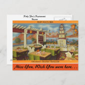 Massachusetts, Ruby Foo's Restaurant, China Stadt Postkarte (Vorne/Hinten)