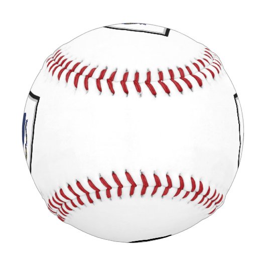 Massachusetts Schildflagge Baseball (Rückseite)